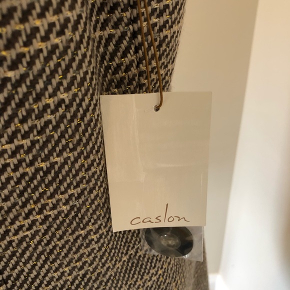 Caslon NWT Retro/Vintage Tweed Coat Removable Faux Fur Collar, Size M HP 9/4 🥳 - Picture 10 of 14